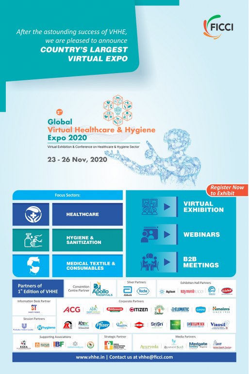 Global Virtual Healthcare & Hygiene Expo 2020 on 23-26 November 2020